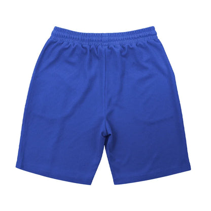 Men's Waffle Knit 2 Piece Tracksuit Set Solid Color Short Sleeve Crew Neck T Shirt Elastic Waist Shorts Summer Casual  Outfit.