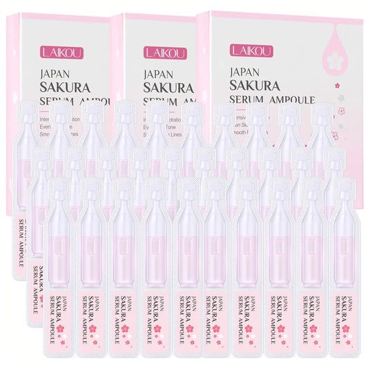 BKKFinds spain BKKFinds LAIKOU Japan Sakura Serum Ampoule Intensive Hydration Even Tone Smooth Lines 2ml*30