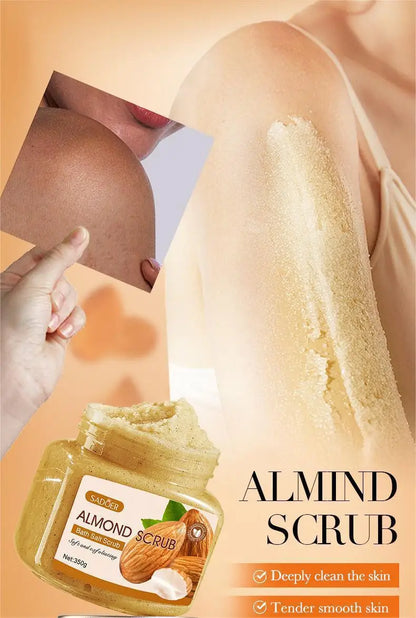 350g Body Bath Scrub, with Gentle and Fine Exfoliating Particles That Can Clean Dirt and Oil from the Skin, Improve Rough Skin Texture, Make Skin Appear Bright, and Give It a Silky, Smooth, and Radiant Feel - Home Care
