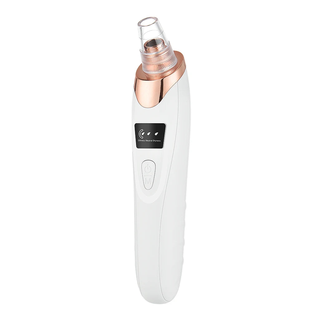 Rechargeable Portable Blackhead Remover Face Vacuum Nose Pore Cleaner Extractor Skin Care Tool