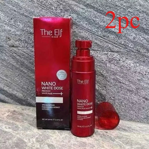 The Elf Nano White Dose Premium Plus+ Advanced Whitening Formula Red Extract Special Intense Care Ultimate  Treatment 60ML
