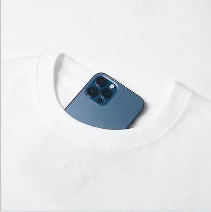 Pure White 260g Heavy T-shirt Men's Summer Pure Cotton Short-sleeved New Men's and Women's Streetwear
