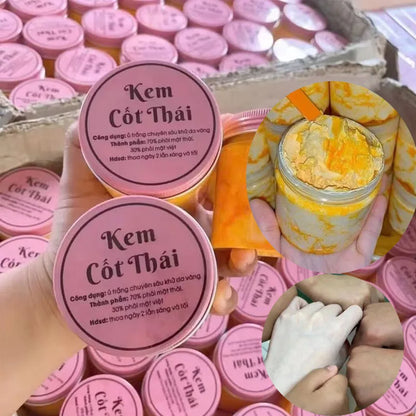 Thailand Kem Cot Thai Ri Dau Vang Cao Cap 200g Anti Aging Brightening and Moisturizing Oil-Free Non-Greasy for All Skin Types
