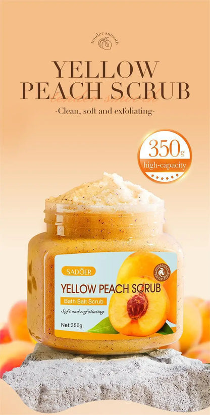 350g Body Bath Scrub, with Gentle and Fine Exfoliating Particles That Can Clean Dirt and Oil from the Skin, Improve Rough Skin Texture, Make Skin Appear Bright, and Give It a Silky, Smooth, and Radiant Feel - Home Care