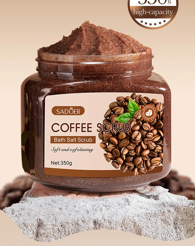 350g Body Bath Scrub, with Gentle and Fine Exfoliating Particles That Can Clean Dirt and Oil from the Skin, Improve Rough Skin Texture, Make Skin Appear Bright, and Give It a Silky, Smooth, and Radiant Feel - Home Care