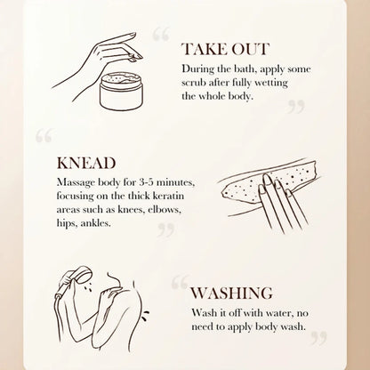 350g Body Bath Scrub, with Gentle and Fine Exfoliating Particles That Can Clean Dirt and Oil from the Skin, Improve Rough Skin Texture, Make Skin Appear Bright, and Give It a Silky, Smooth, and Radiant Feel - Home Care