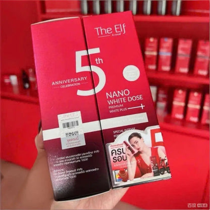 The Elf Nano White Dose Premium Plus+ Advanced Whitening Formula Red Extract Special Intense Care Ultimate  Treatment 60ML