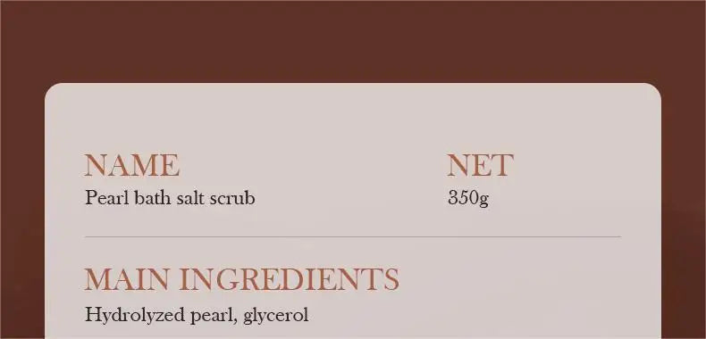 350g Body Bath Scrub, with Gentle and Fine Exfoliating Particles That Can Clean Dirt and Oil from the Skin, Improve Rough Skin Texture, Make Skin Appear Bright, and Give It a Silky, Smooth, and Radiant Feel - Home Care