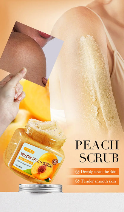 350g Body Bath Scrub, with Gentle and Fine Exfoliating Particles That Can Clean Dirt and Oil from the Skin, Improve Rough Skin Texture, Make Skin Appear Bright, and Give It a Silky, Smooth, and Radiant Feel - Home Care