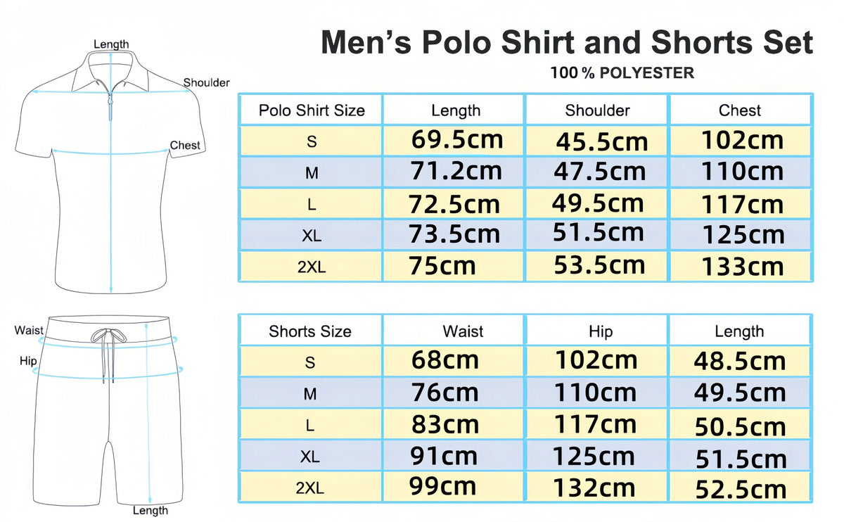 Summer Waffle Solid Color Casual Loose Collar Polo Shirt Set European and American Men Short Sleeved Shorts Casual Set