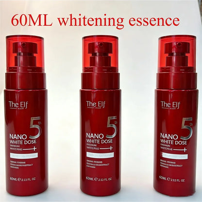The Elf Nano White Dose Premium Plus+ Advanced Whitening Formula Red Extract Special Intense Care Ultimate  Treatment 60ML