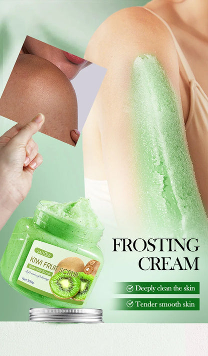350g Body Bath Scrub, with Gentle and Fine Exfoliating Particles That Can Clean Dirt and Oil from the Skin, Improve Rough Skin Texture, Make Skin Appear Bright, and Give It a Silky, Smooth, and Radiant Feel - Home Care