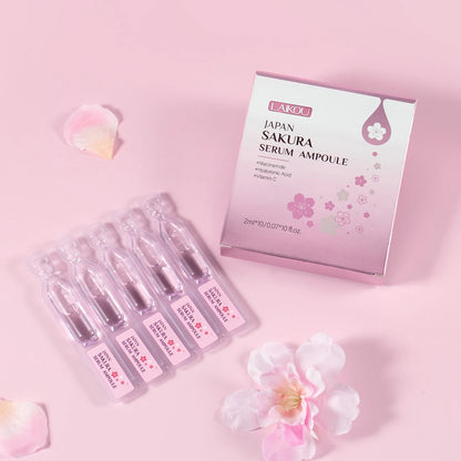 LAIKOU Japan Sakura Serum Ampoule Intensive Hydration Even Tone Smooth Lines 2ml*30