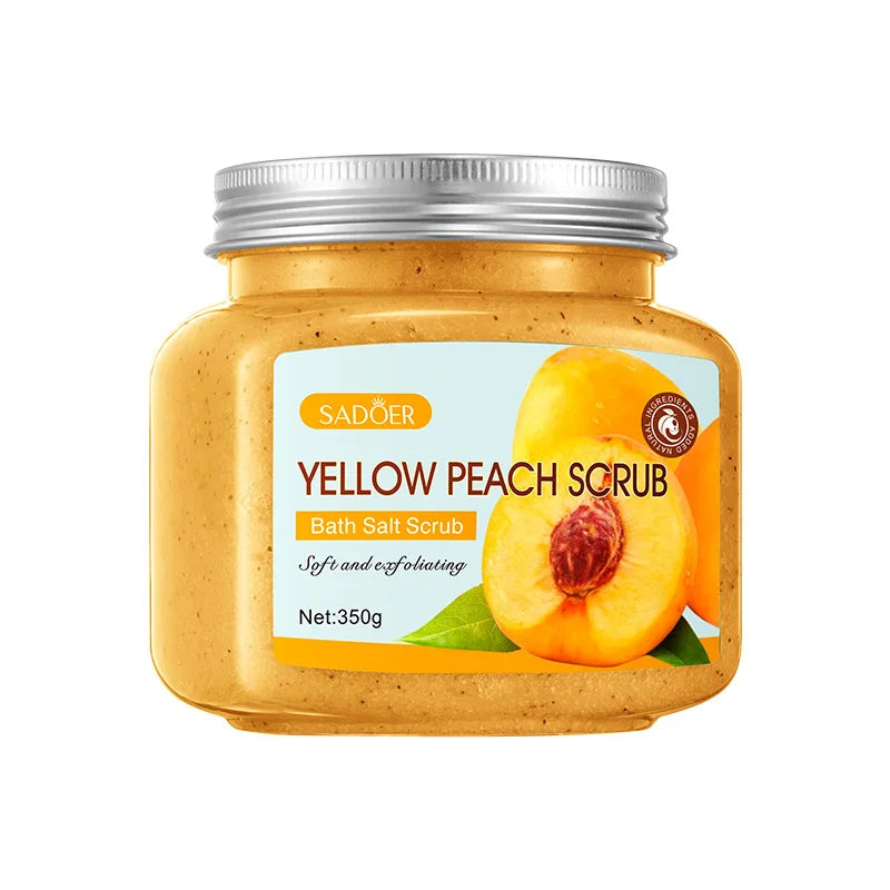 350g Body Bath Scrub, with Gentle and Fine Exfoliating Particles That Can Clean Dirt and Oil from the Skin, Improve Rough Skin Texture, Make Skin Appear Bright, and Give It a Silky, Smooth, and Radiant Feel - Home Care