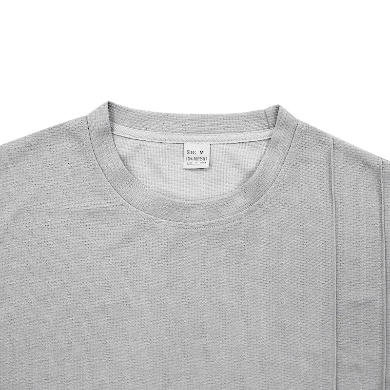 Men's Waffle Knit 2 Piece Tracksuit Set Solid Color Short Sleeve Crew Neck T Shirt Elastic Waist Shorts Summer Casual  Outfit.