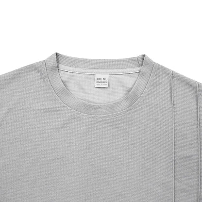 Men's Waffle Knit 2 Piece Tracksuit Set Solid Color Short Sleeve Crew Neck T Shirt Elastic Waist Shorts Summer Casual  Outfit.