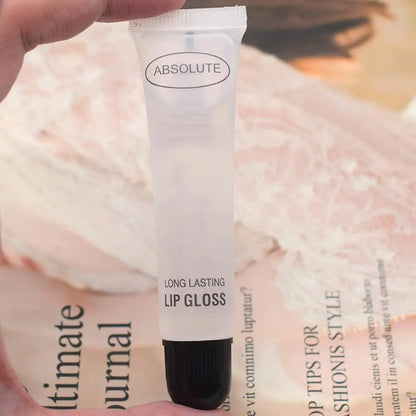 1Pc Absolute Lip Gloss Moisturizer Plumper Waterproof Long-lasting Hydrating Transparent Non-Sticky Gentle Nourishing Makeup