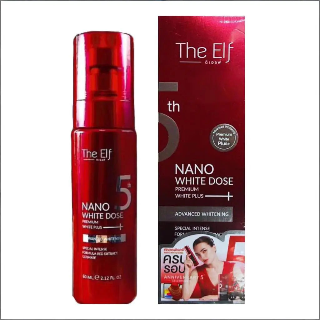 The Elf Nano White Dose Serum 60ml with Advanced Whitening for Instant Brightening and A Radiant Glow in Your Skincare Routine