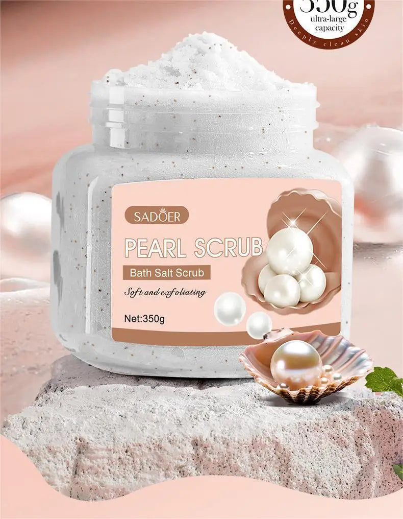 350g Body Bath Scrub, with Gentle and Fine Exfoliating Particles That Can Clean Dirt and Oil from the Skin, Improve Rough Skin Texture, Make Skin Appear Bright, and Give It a Silky, Smooth, and Radiant Feel - Home Care