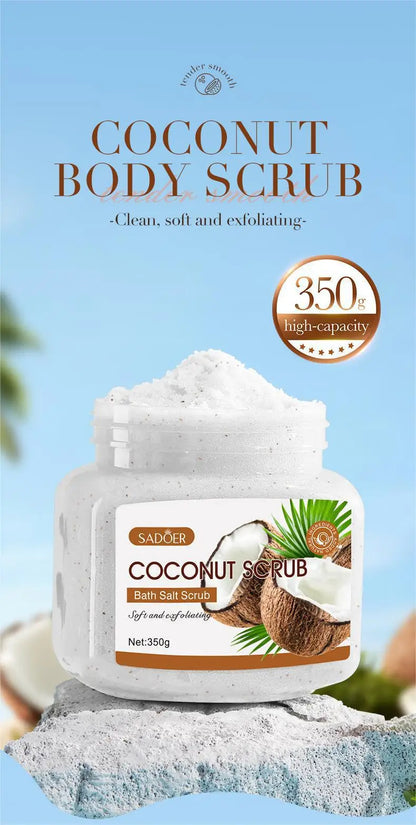 350g Body Bath Scrub, with Gentle and Fine Exfoliating Particles That Can Clean Dirt and Oil from the Skin, Improve Rough Skin Texture, Make Skin Appear Bright, and Give It a Silky, Smooth, and Radiant Feel - Home Care