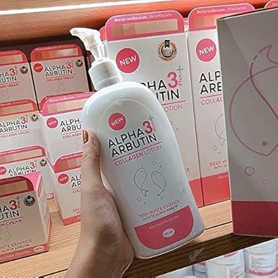 Alpha Arbutin 3 Plus Collagen Whitening Lotion (500ml) - BKKFinds
