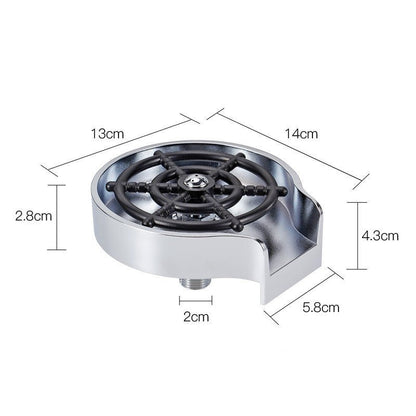 Bar Counter Cup Washer Sink High - pressure Spray Automatic Faucet Coffee Pitcher Wash Cup Tool Kitchen - BKKFinds