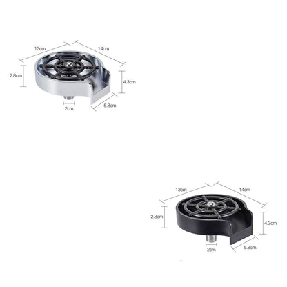 Bar Counter Cup Washer Sink High - pressure Spray Automatic Faucet Coffee Pitcher Wash Cup Tool Kitchen - BKKFinds