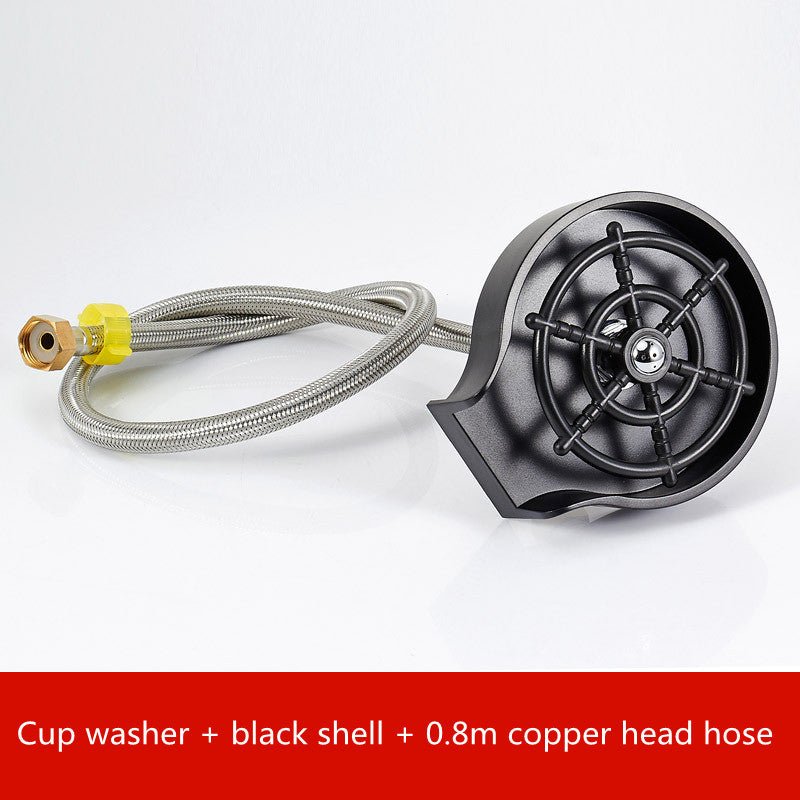 Bar Counter Cup Washer Sink High - pressure Spray Automatic Faucet Coffee Pitcher Wash Cup Tool Kitchen - BKKFinds