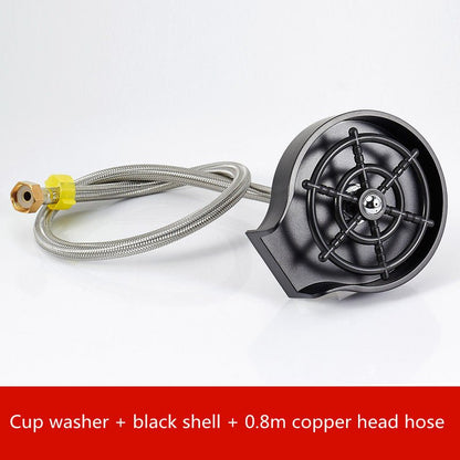 Bar Counter Cup Washer Sink High - pressure Spray Automatic Faucet Coffee Pitcher Wash Cup Tool Kitchen - BKKFinds
