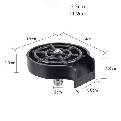 Bar Counter Cup Washer Sink High - pressure Spray Automatic Faucet Coffee Pitcher Wash Cup Tool Kitchen - BKKFinds