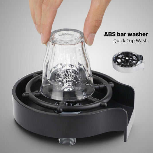 Bar Counter Cup Washer Sink High - pressure Spray Automatic Faucet Coffee Pitcher Wash Cup Tool Kitchen - BKKFinds