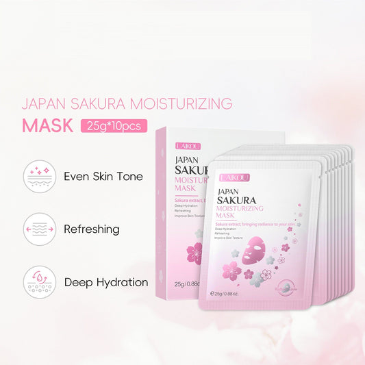 Cherry Blossom Hydrating Facial Mask Set - BKKFinds
