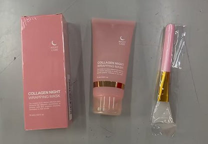 Collagen Night Face Mask – Firming Hydrating Peel Off - BKKFinds