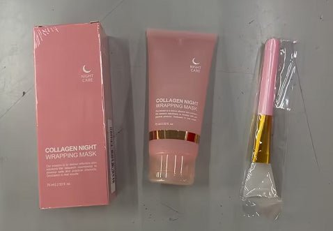 Collagen Night Face Mask – Firming Hydrating Peel Off - BKKFinds