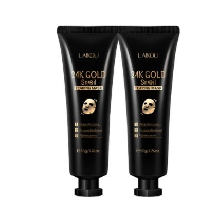 Gold Foil Snail Tear - Off Mask Hydrating - BKKFinds