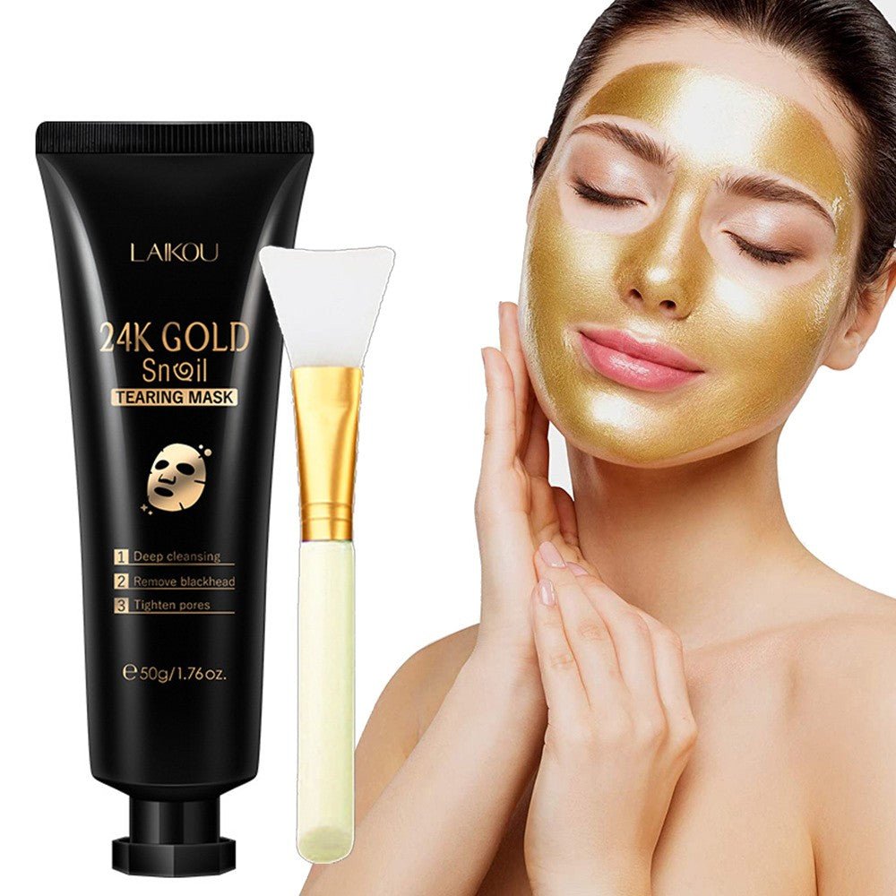 Gold Foil Snail Tear - Off Mask Hydrating - BKKFinds