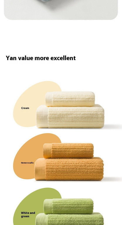 Soft Cotton Towel Set for Home - Ultra Absorbent - BKKFinds