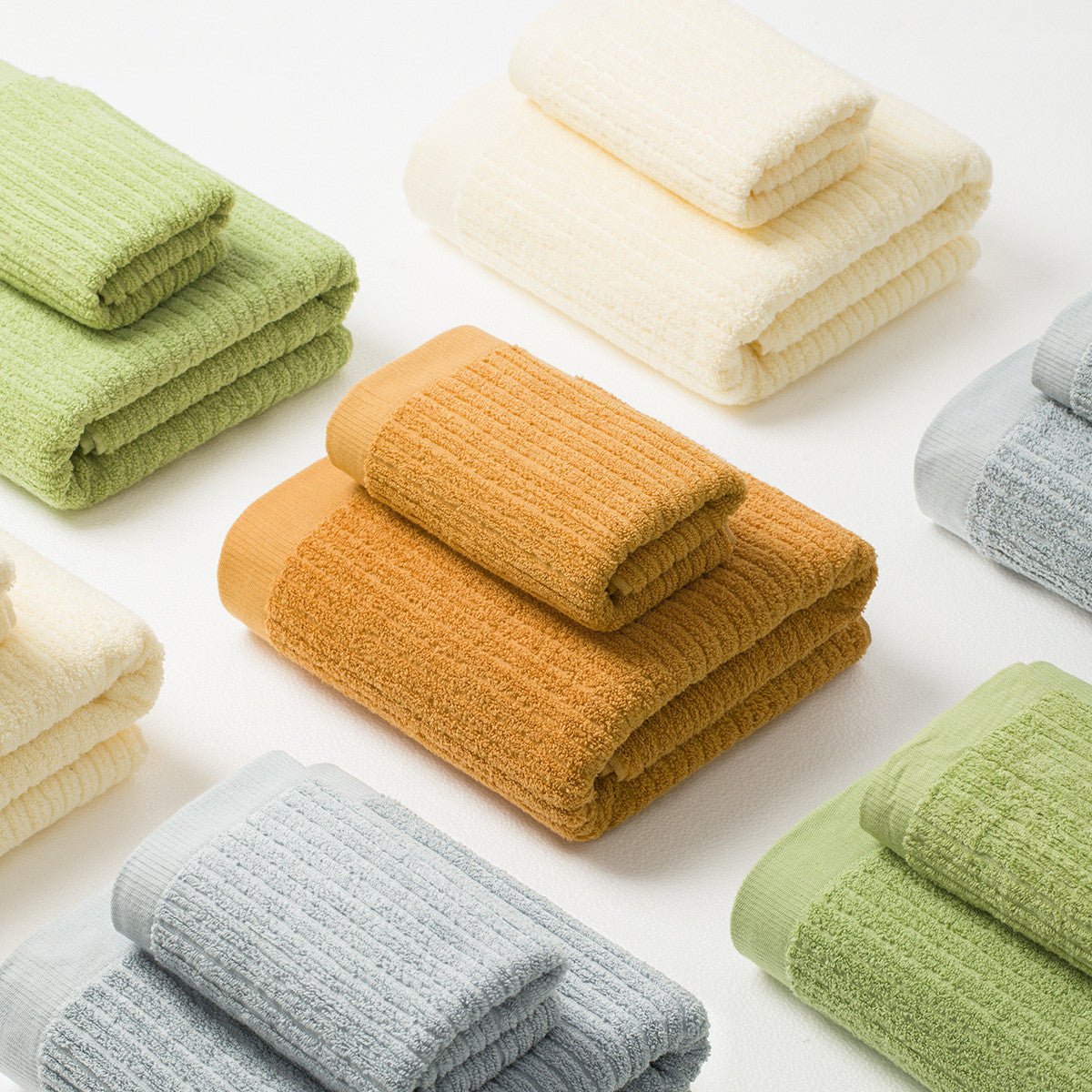 Soft Cotton Towel Set for Home - Ultra Absorbent - BKKFinds
