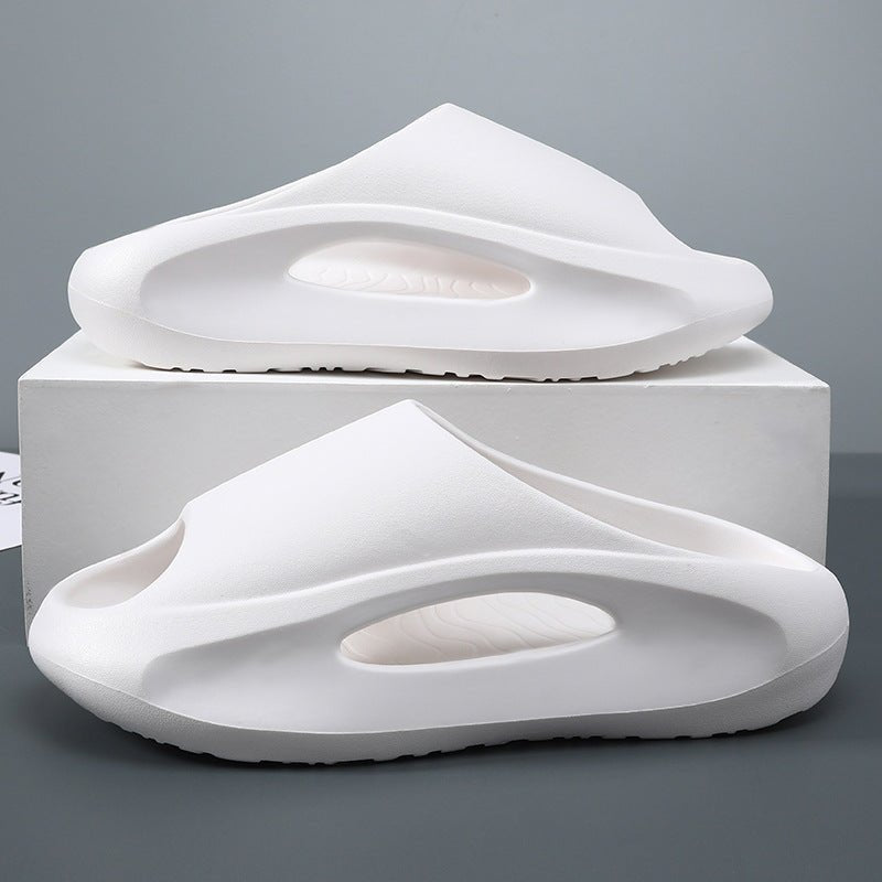Ins Slippers Women Men Peep Toe Slipper Summer Hollow Unisex Sports Beach Shoes - BKKFinds