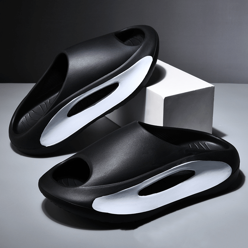 Ins Slippers Women Men Peep Toe Slipper Summer Hollow Unisex Sports Beach Shoes - BKKFinds