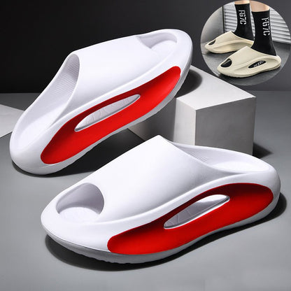 Ins Slippers Women Men Peep Toe Slipper Summer Hollow Unisex Sports Beach Shoes - BKKFinds