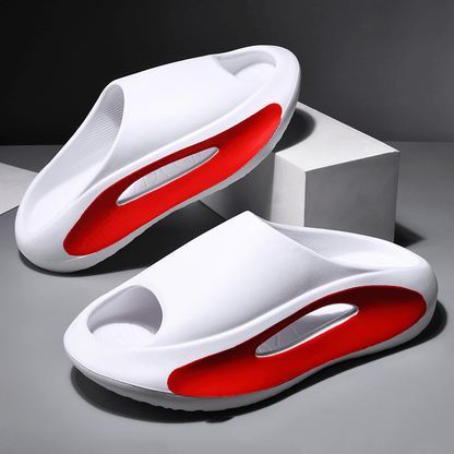Ins Slippers Women Men Peep Toe Slipper Summer Hollow Unisex Sports Beach Shoes - BKKFinds