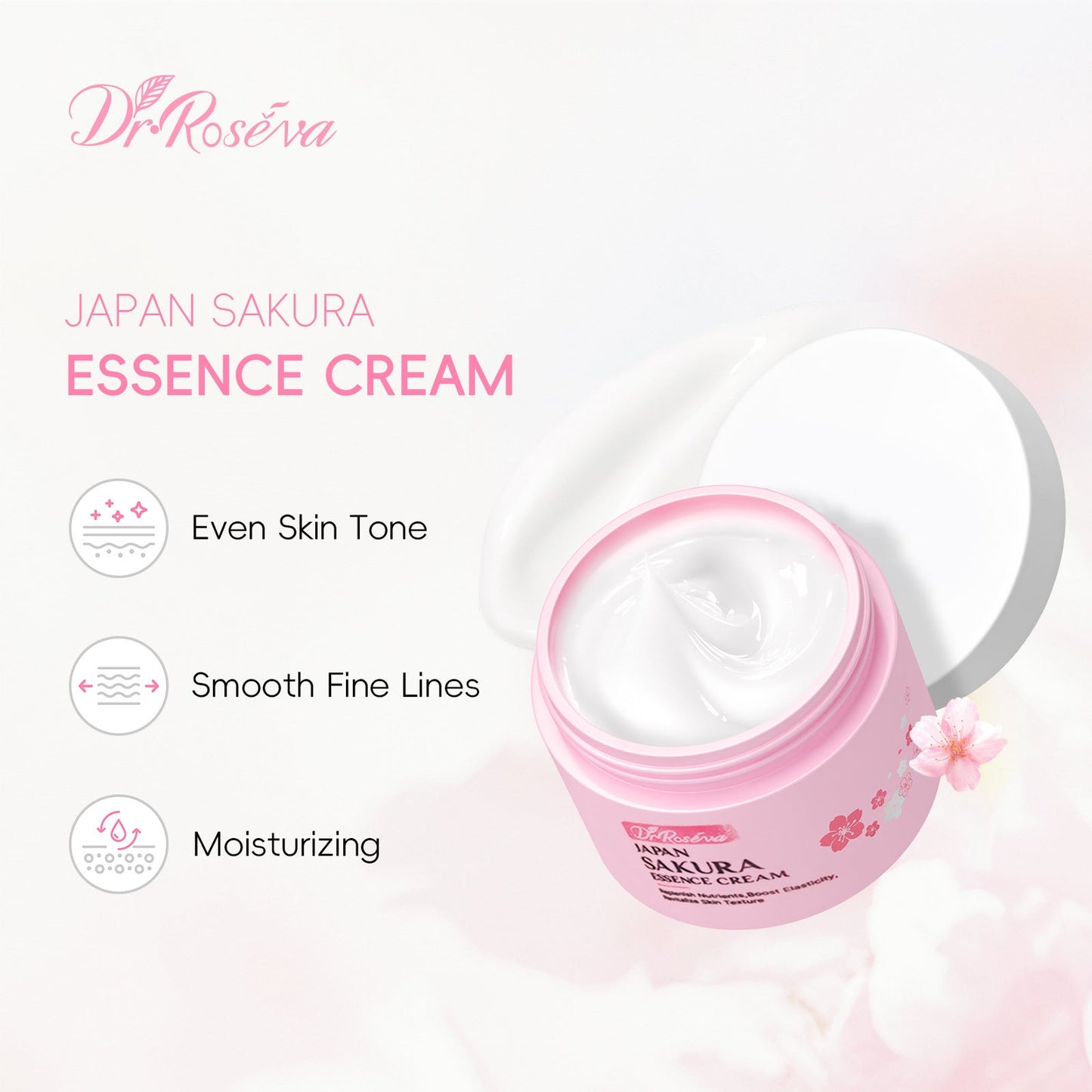Japanese Sakura Face Cream – Lightweight Hydration - BKKFinds