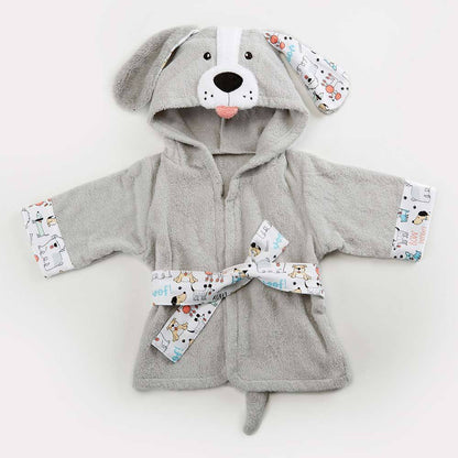 Kids Hooded Cotton Animal Bathrobe for Toddlers - BKKFinds
