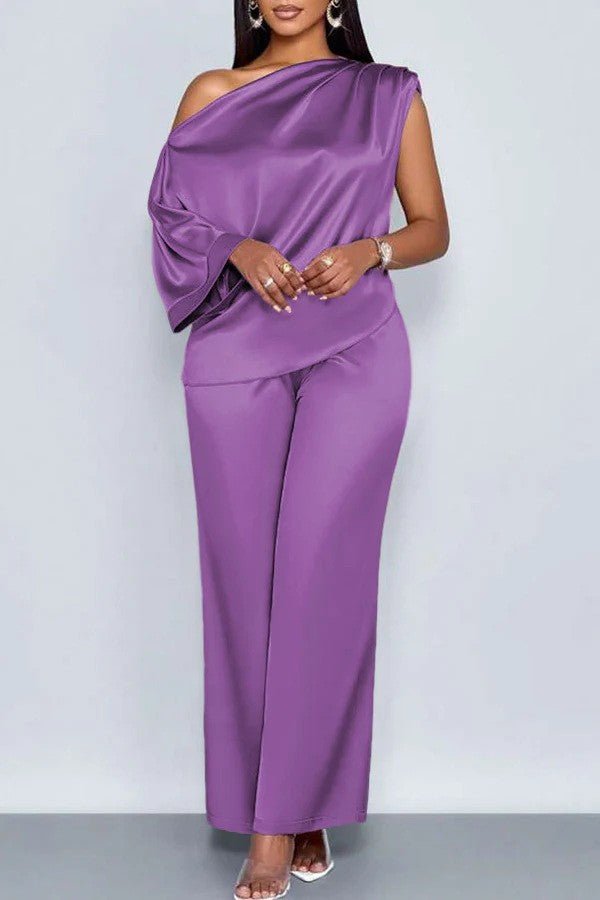 Luxe Satin Lounge & Party Set - BKKFinds