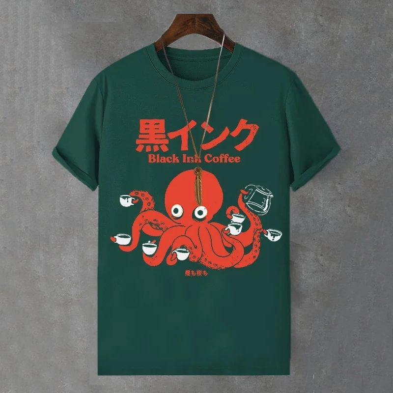 Men’s 3D Printed T-Shirt Casual Short Sleeve Top - BKKFinds