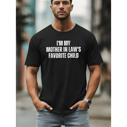 Men's Funny Graphic Cotton T‑Shirt – Casual Loose Fit - BKKFinds