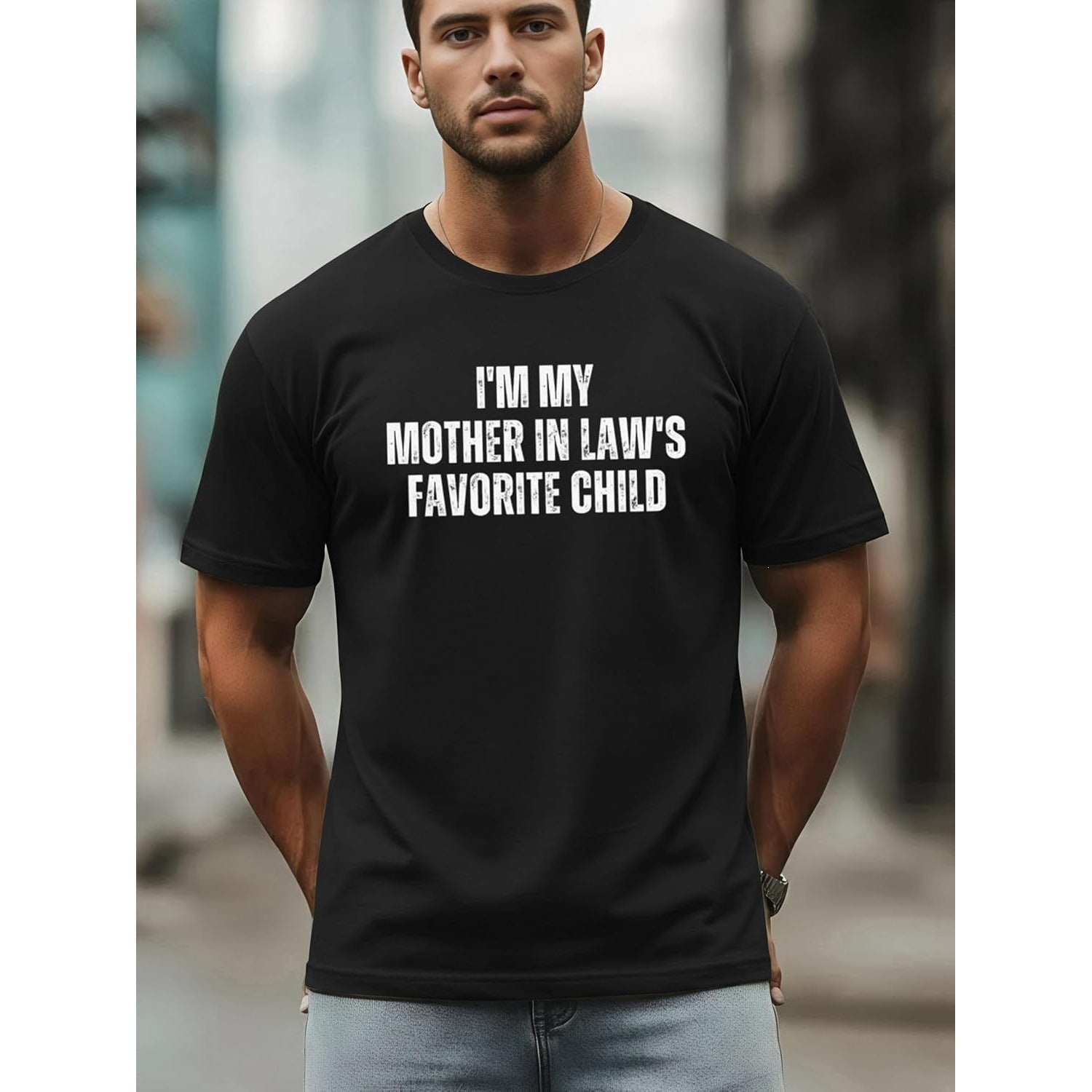 Men's Funny Graphic Cotton T‑Shirt – Casual Loose Fit - BKKFinds