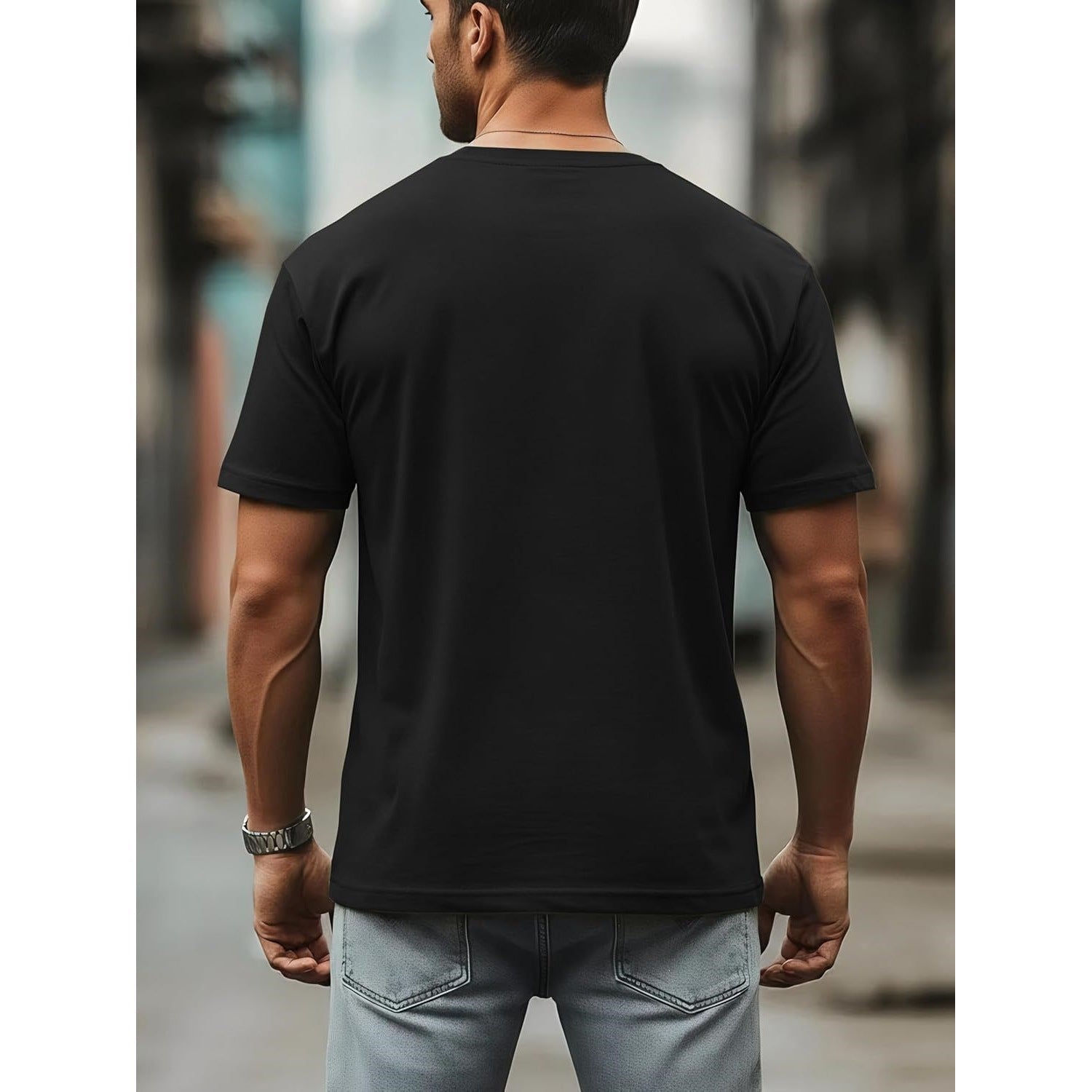 Men's Funny Graphic Cotton T‑Shirt – Casual Loose Fit - BKKFinds