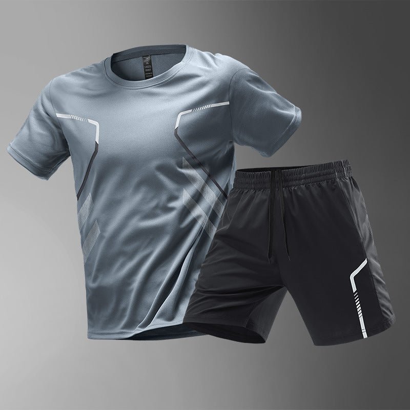 Men's Quick-Drying Running Tee Breathable Workout Top - BKKFinds